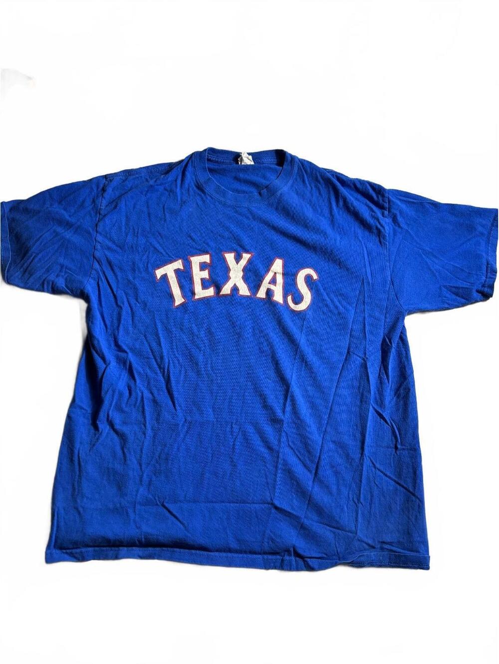 Vintage Yazbek Blue Texas Graphic T-Shirt